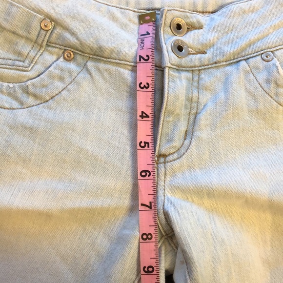 Light Wash Moto Jeans with wide bottoms - Picture 12 of 16